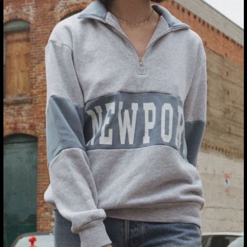Brandy Melville Newport quarter zip